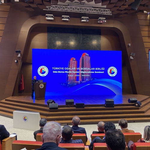 TOBB Meclis Üyeleri Bilgilendirme Seminerlerine Katıldık