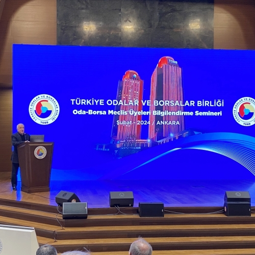 TOBB Meclis Üyeleri Bilgilendirme Seminerlerine Katıldık