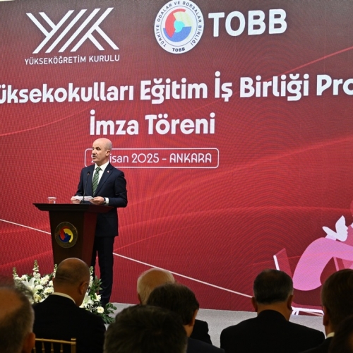 Mesleki eğitimi güçlendirmek için TOBB ve YÖK’ten işbirliği