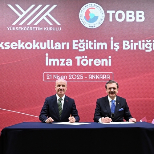 Mesleki eğitimi güçlendirmek için TOBB ve YÖK’ten işbirliği