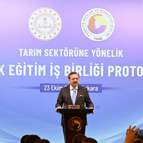 Tarım Sektörüne Yönelik Mesleki Ve Teknik Eğitim Birliği Protokolü İmzalandı