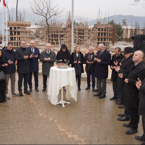 Mesleki Eğitim Merkezi için temel atma töreni düzenlendi